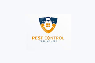 design modern minimalist pest control logo