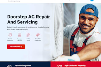 design architecture, remodeling, handy man and hvac website
