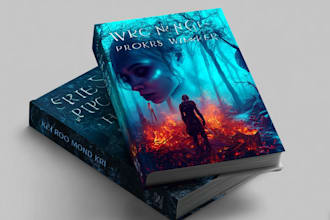 design fantasy book cover, fiction, sci fi, horror, kindle ebook cover