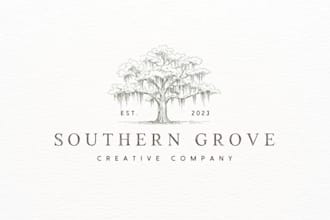 do the oak tree logo for farm and landscape