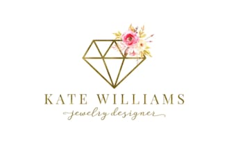 do luxury fashion, crown, diamond, clothing and jewelry logo
