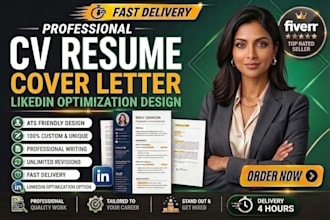 write professional CV maker design build rewrite USA UK jobs ats resume writing