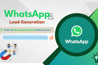collect whatsapp leads from any country, state or city for your marketing need