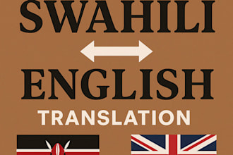 provide accurate swahili to english translations