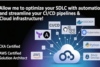 be your devops engineer for AWS, azure, kubernetes, docker, cicd