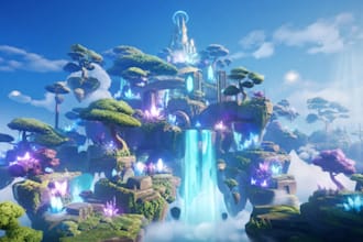 build custom roblox map for your game nd low poly map design