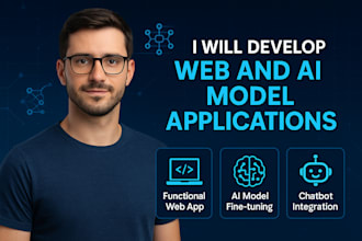 create full stack web apps with integrated ai features