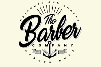 create a modern custom nautical, anchor logo