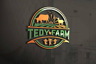 design leaf logo for your garden, farm or plant