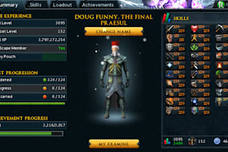 coach you in runescape3 to achieve your goals in game