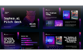 creative design a pitch deck powerpoint presentation