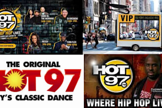 officially play and promote your song or ads on hot 97, miami, sydney radio