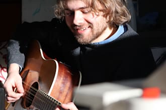record real acoustic or electric guitar for your song