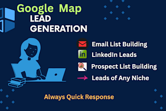 scrape google map data for lead generation, b2b data extraction