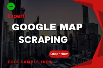 do google map scraping with business emails, b2b lead generation, data scraper