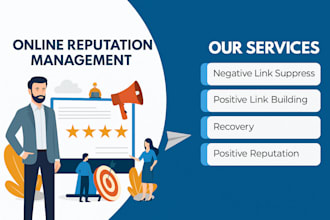 repair your online reputation with expert ORM reverse SEO and link suppression