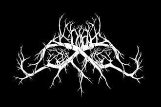 create modern extreme death metal logo for you