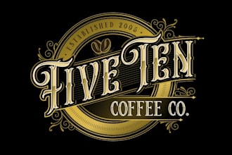 design a logo for your coffee shop, cafe, bakery, or food