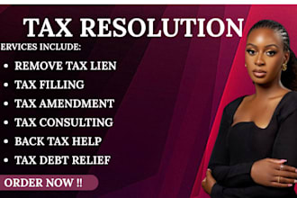 resolve irs problems, back taxes and remove tax liens