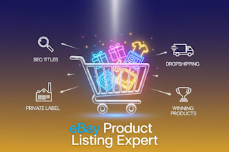 list and sell profitable products on your ebay store