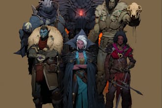draw your dnd party