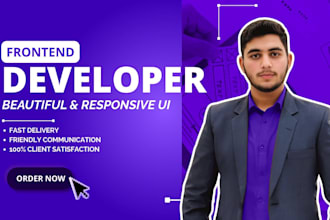 be your dedicated frontend developer flutter developer