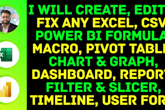 do excel formula vba macro pivot table chart graph filter