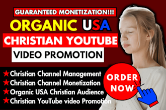 top organic christian youtube video promotion, christian video promotion, SEO