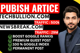 do SEO guest post backlinks and news article, premium guest post service