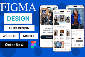 design or redesign your mobile app and website with modern and attractive UI UX