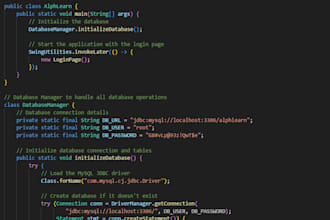 do coding for projects