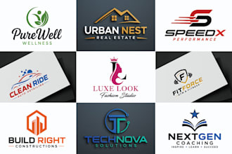 design a modern minimalist business logo with brand identity