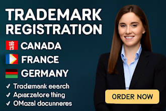 do trademark registration in canada france and germany