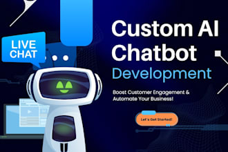develop custome ai mobile app or ai website, ai saas app ai chatbot, ai software