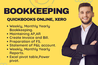 do bookkeeping in quickbooks online and xero
