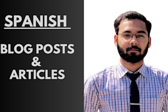 write spanish SEO blogs and articles