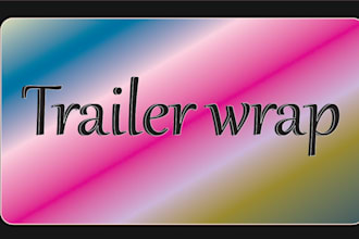 design outstanding box truck, food truck, trailer wrap and vehicle wrap