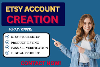 create verified etsy account etsy store creation, etsy store setup