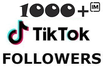 1000 non drop tiktok followers for instant