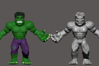 3d character 3d action figure 3d model 3d sculpting 3d printing model 3d model