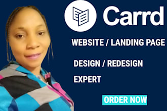 carrd website carrd website design carrd website redesign carrd landing page