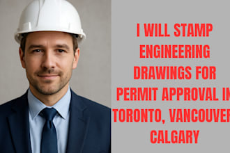 stamp engineering drawings for permit approval in toronto, vancouver, calgary