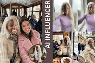 create realistic ai influence, ai model, onlyfans, fanvue, instagram