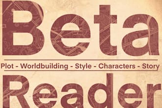 beta read your novel with no ai