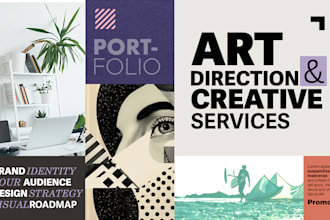 provide art direction and creative strategy for your visual content