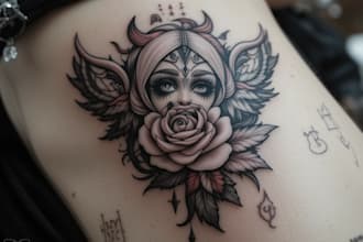 create a tattoo design of tattoo sleeve