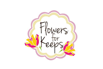 design traditional inventive logo for flowers for keeps