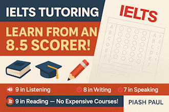 tutor you for your ielts exam with personalized guidance