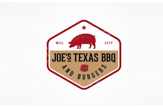 design stylish greatest BBQ restaurant logo