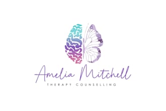 design feminine mental health or wellness logo